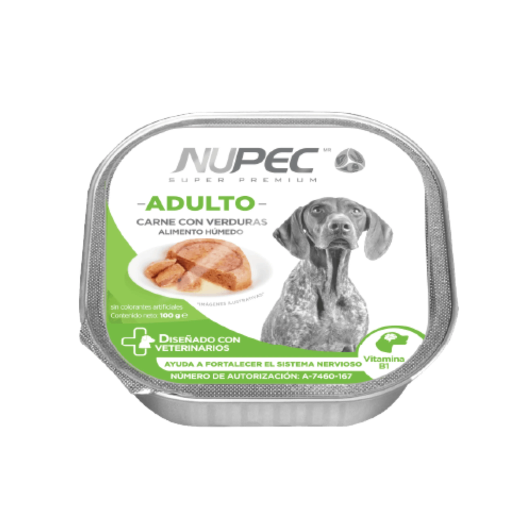 Nupec Adulto carne con verduras 100 g