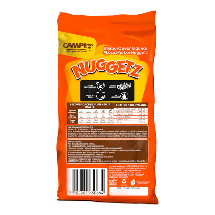 Campi Nuggetz de Pollo 7 Pz