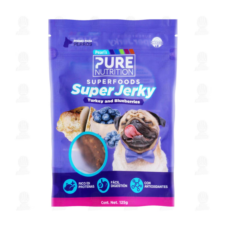 Campi Pearl's Pure Nutrition Super Jerky Turkey y Blueberries 125g
