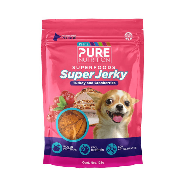 Campi Pearl's Pure Nutrition Super Jerky Turkey y Cramberries 125g