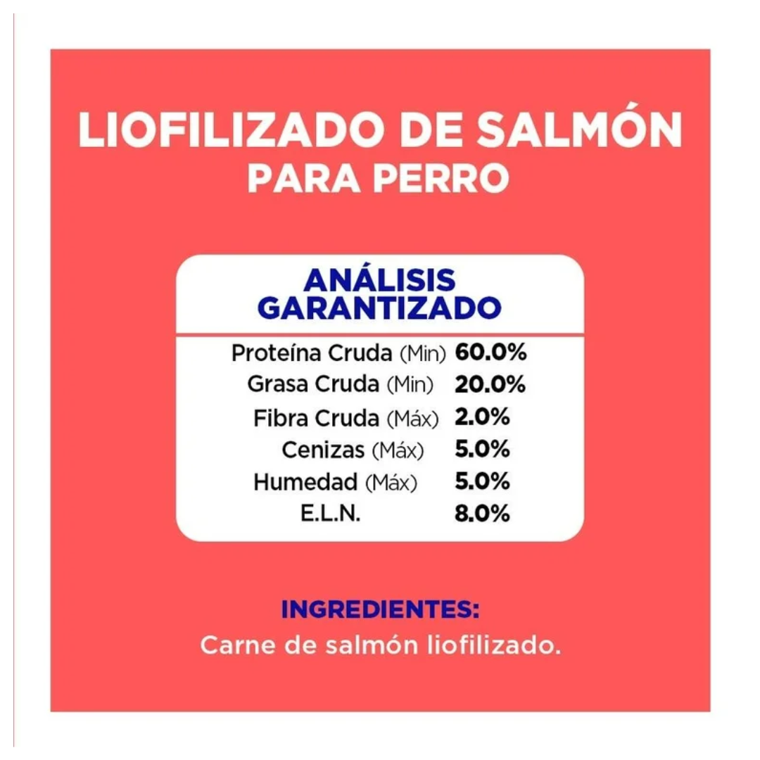 Campi Pearl's Pure Nutrition Liofilizado de Salmon Para Perro 80 g