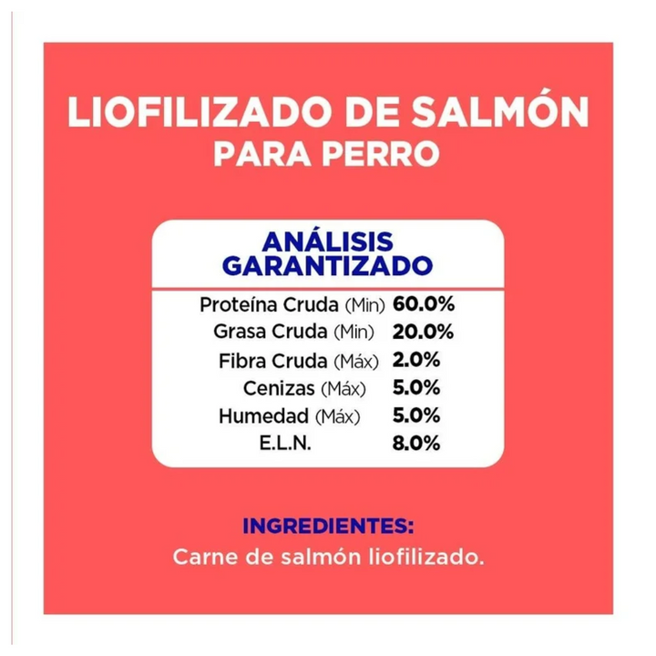 Campi Pearl's Pure Nutrition Liofilizado de Salmon Para Perro 80 g