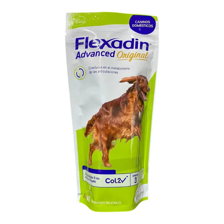 Flexadin Advanced Original Suplemento Masticable p/articulaciones Perro
