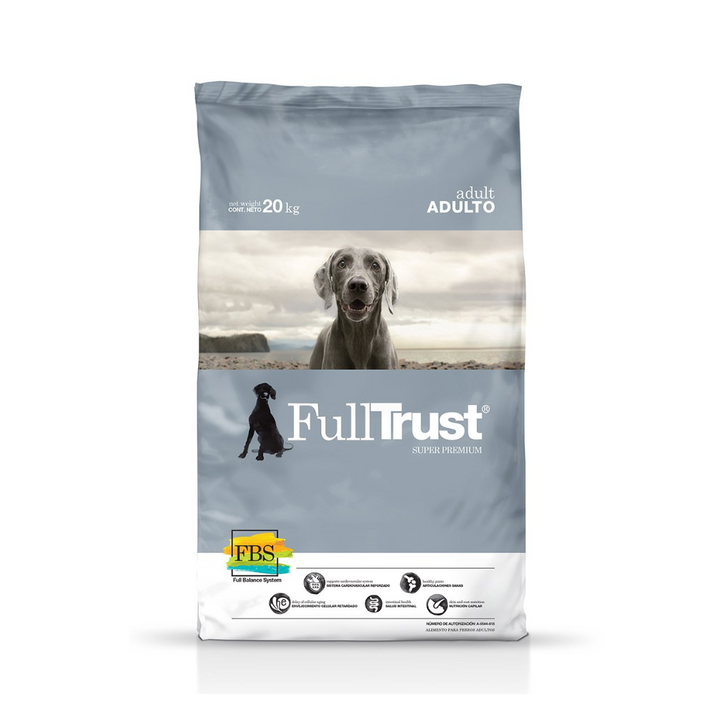 FullTrust Alimento para Perro Adulto Raza Mediana/Grande Receta Pollo y Res