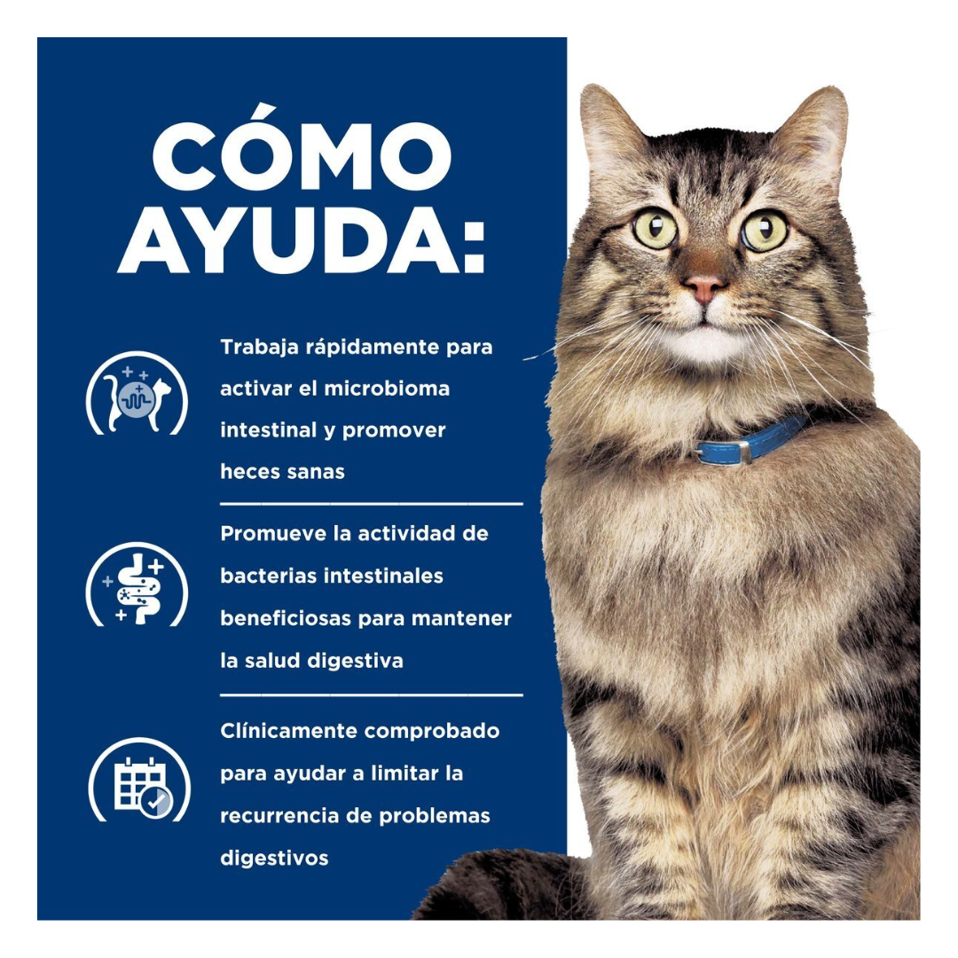 Hill's Prescription Diet Gastrointestinal Biome Alimento Húmedo Cuidado Digestivo para Gato Adulto, 82 g