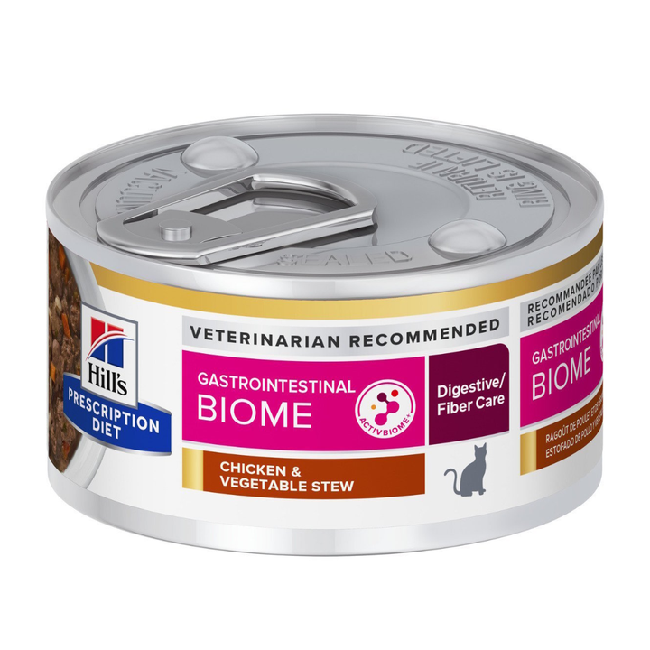 Hill's Prescription Diet Gastrointestinal Biome Alimento Húmedo Cuidado Digestivo para Gato Adulto, 82 g