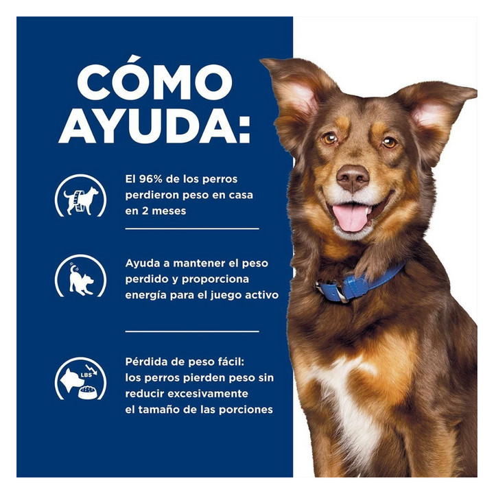 Hill's Prescription Diet Metabolic Alimento Húmedo Control de Peso para Perro Adulto, 370 g