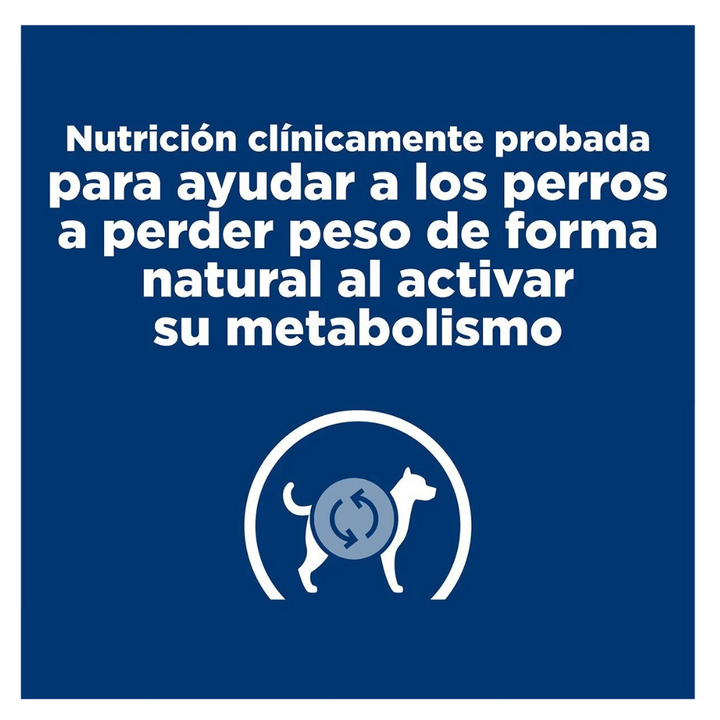 Hill's Prescription Diet Metabolic Alimento Húmedo Control de Peso para Perro Adulto, 370 g