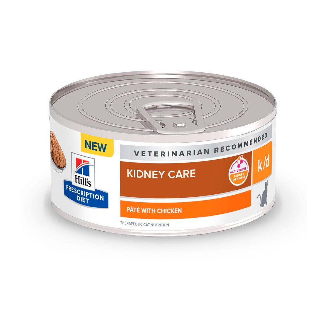 Hill's Prescription Diet k/d Alimento Húmedo Cuidado Renal para Gato Adulto, 156 g