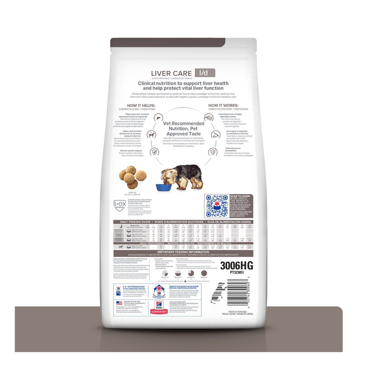 Hill's Prescription Diet l/d Cuidado Hepático para Perro