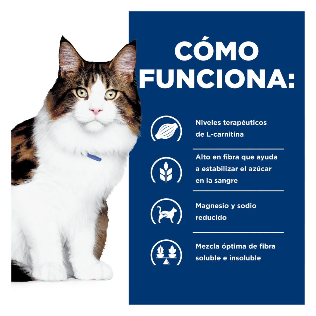 Hill's Prescription Diet w/d Control de Peso/Diabetes para Gato Adulto