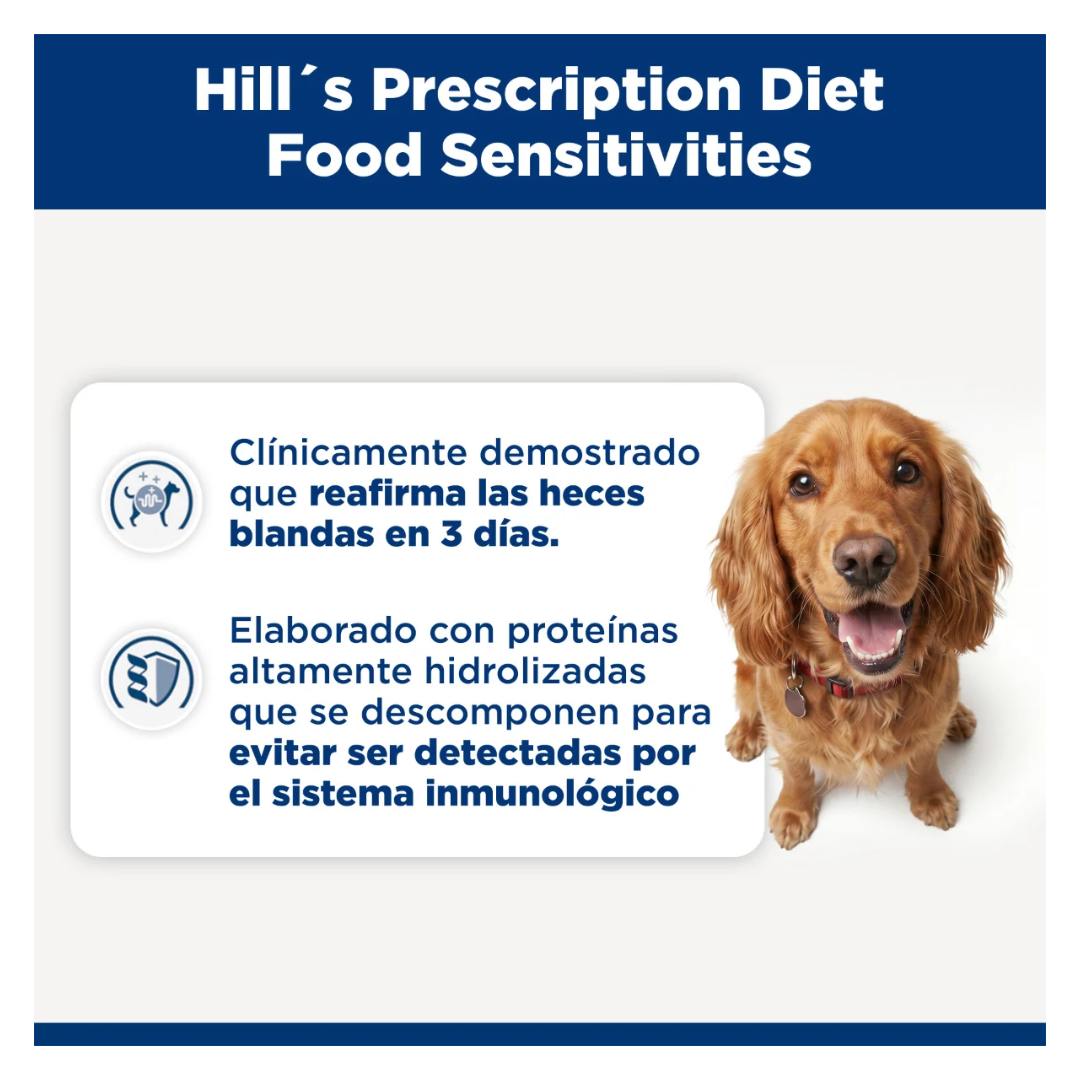 Hill's Prescription Diet z/d Croquetas para Alergias Alimentarias para Perro Adulto Receta Pollo,