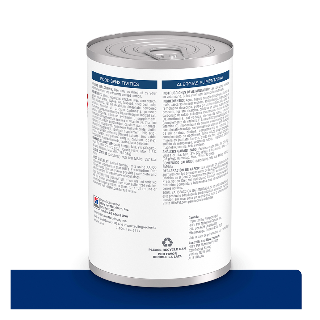 Hill's Prescription Diet z/d Alimento Húmedo Alergias Alimentarias para Perro Adulto, 370 g