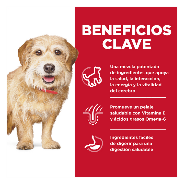 Hill's Science Diet 7+ Small & Mini Vitality para Perro Senior Raza Pequeña y Mini