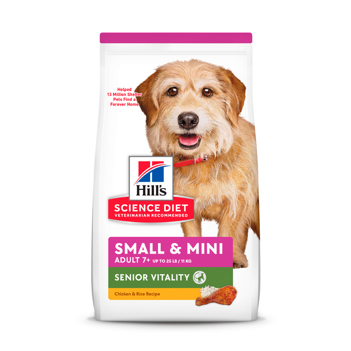 Hill's Science Diet 7+ Small & Mini Vitality para Perro Senior Raza Pequeña y Mini