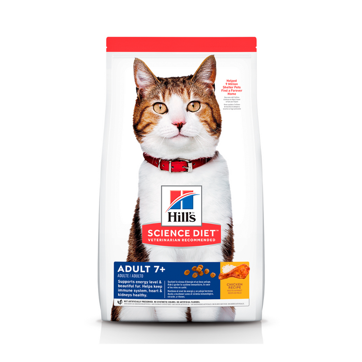 Hill's Science Diet 7+ para Gato Senior Receta Pollo