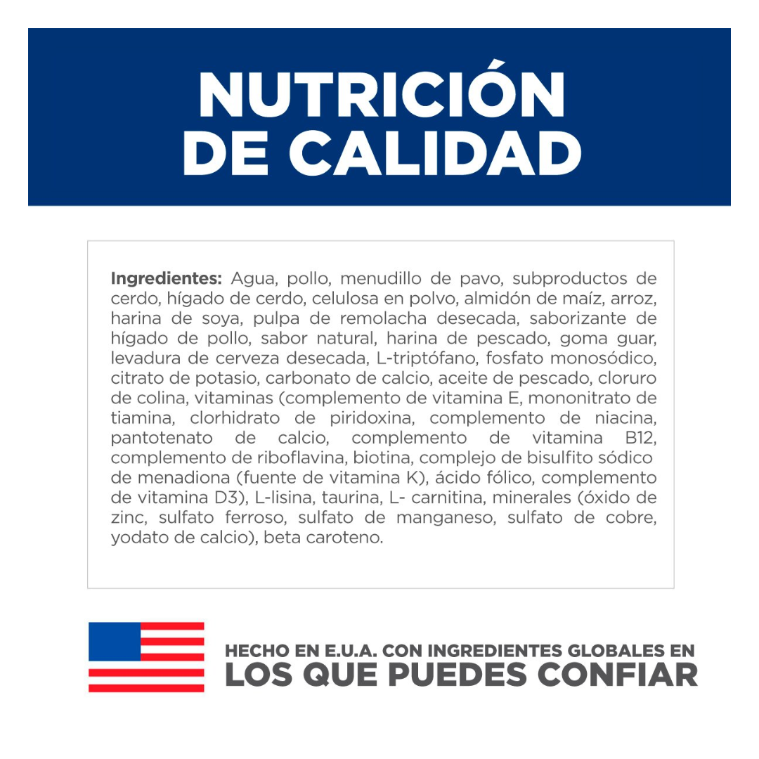 Hill's Science Diet Alimento Húmedo Cuidado Urinario y Control de Bolas de Pelo para Gato, 82 g