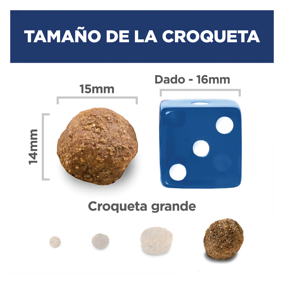 Hill's Science Diet Large Breed Alimento Seco para Perro Adulto Raza Grande Receta Pollo