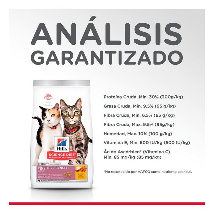 Hill's Science Diet Múltiple Benefit para Gato Adulto