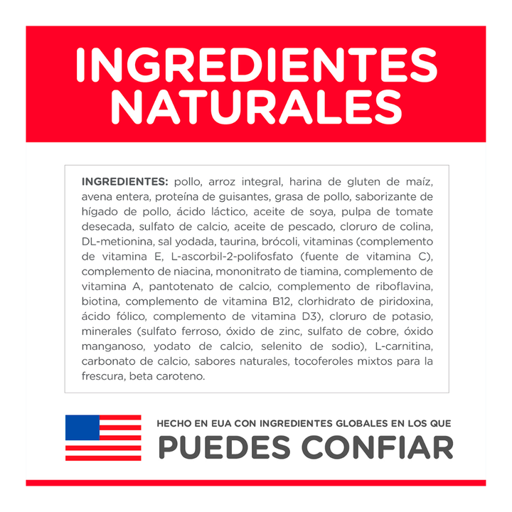 Hill's Science Diet Senior Vitality Alimento para Gato Senior Receta Pollo, 1.4 kg