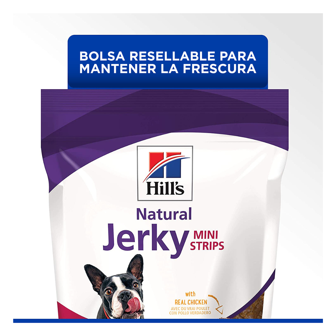 Hill's Natural Jerky Mini- Strips Premio Suave en Tiras para Perro Receta Pollo, 200 g