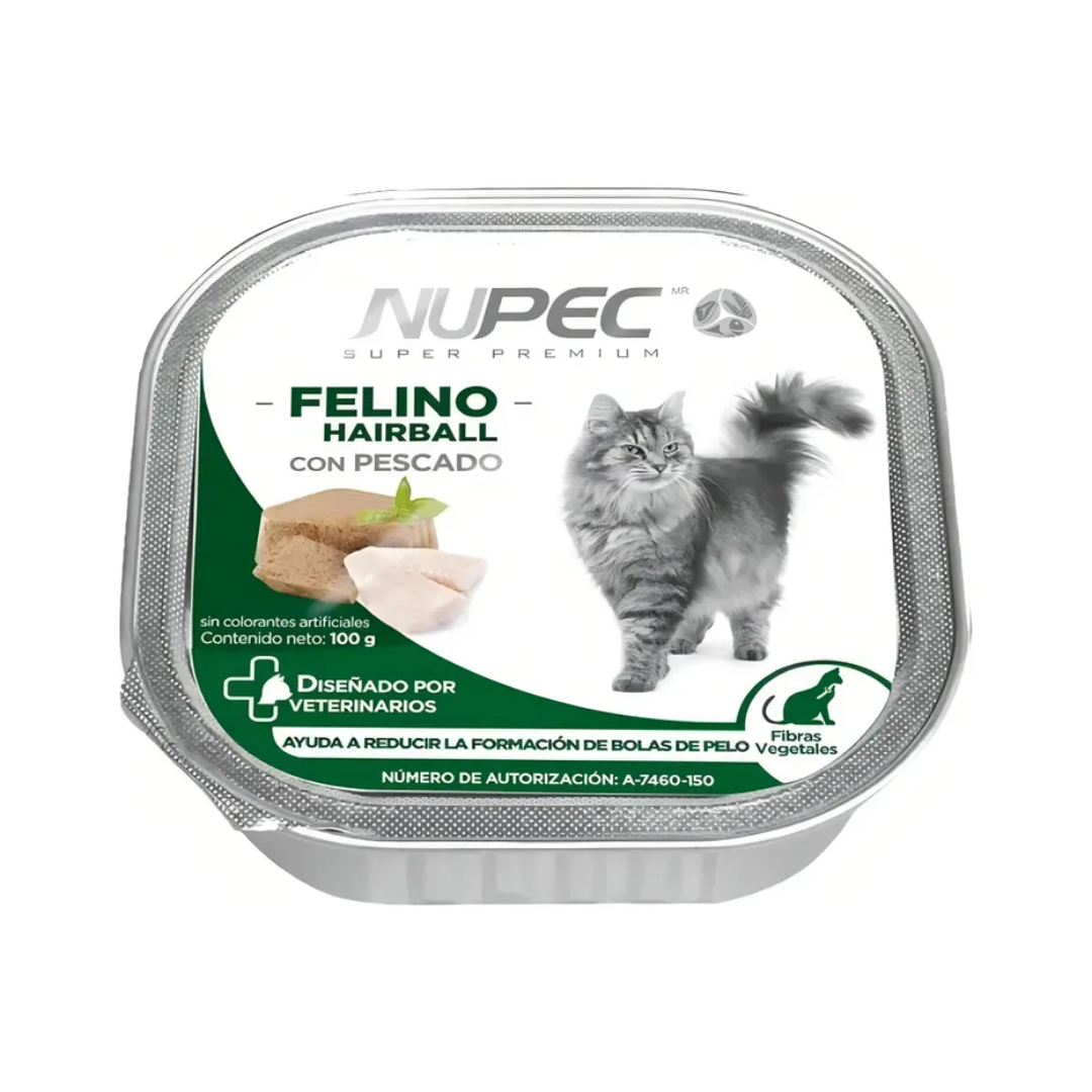Nupec Felino Hairball  Alimento Humedo 100 gr
