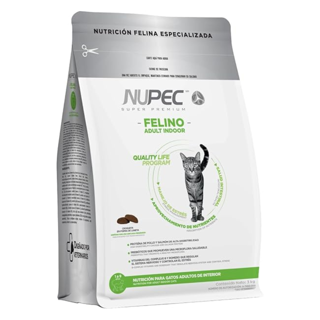 Nupec Super Premium Felino Adult Indoor
