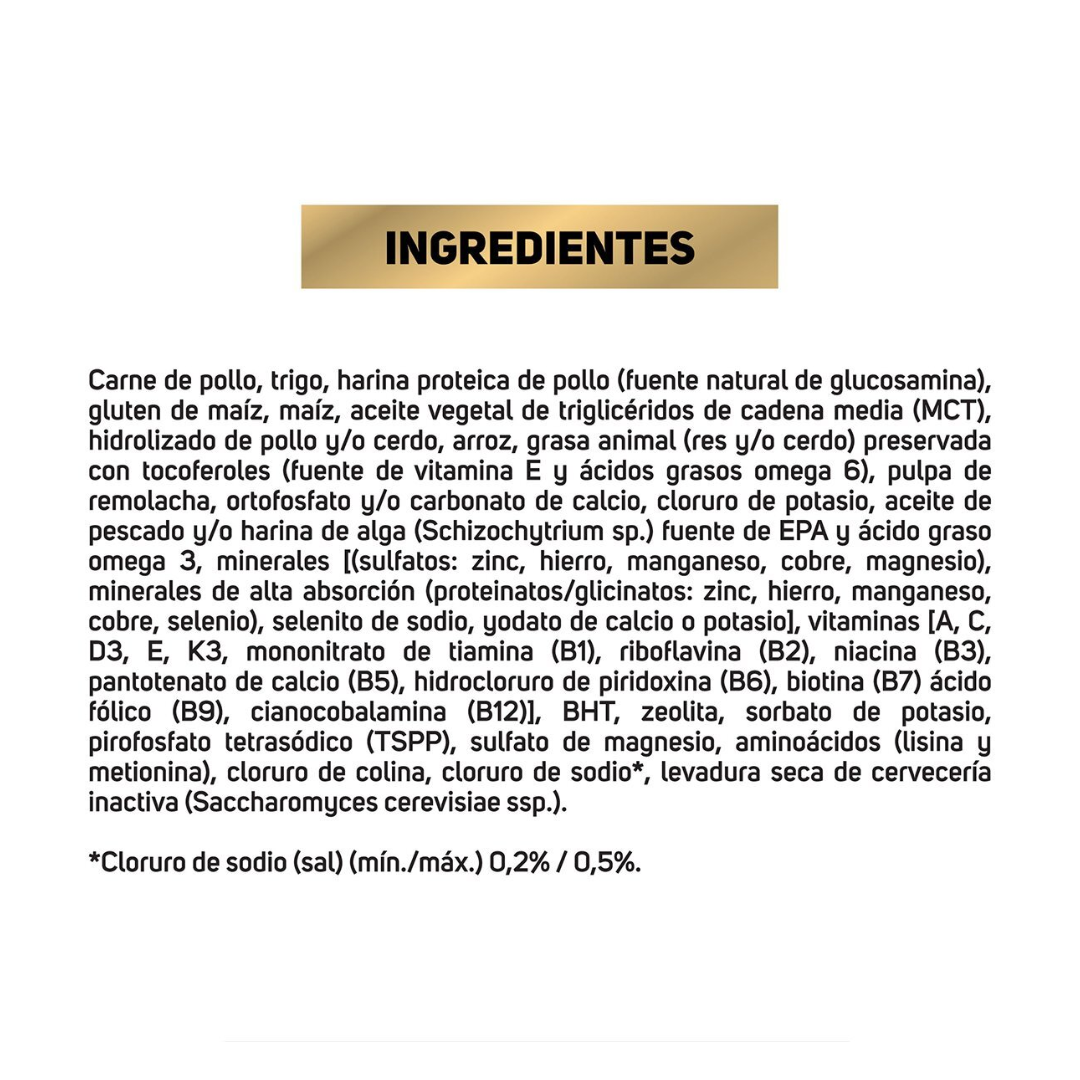 Pro Plan Active Mind Optiage Alimento para Perro Senior Raza Pequeña Receta Pollo