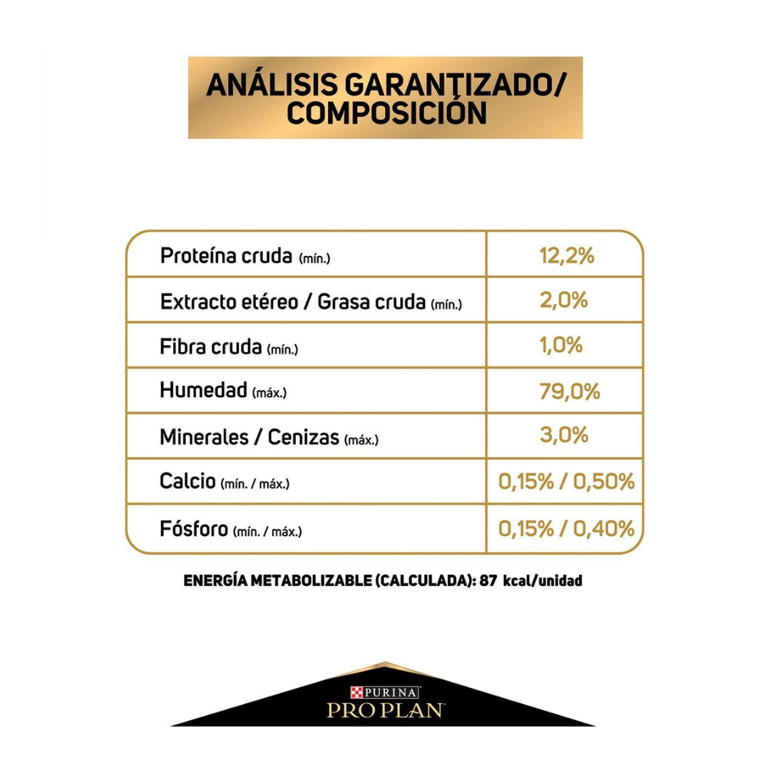 Pro Plan Adult 7+ Optiage Alimento Húmedo Perro Senior Receta Pollo en Salsa, 85 g