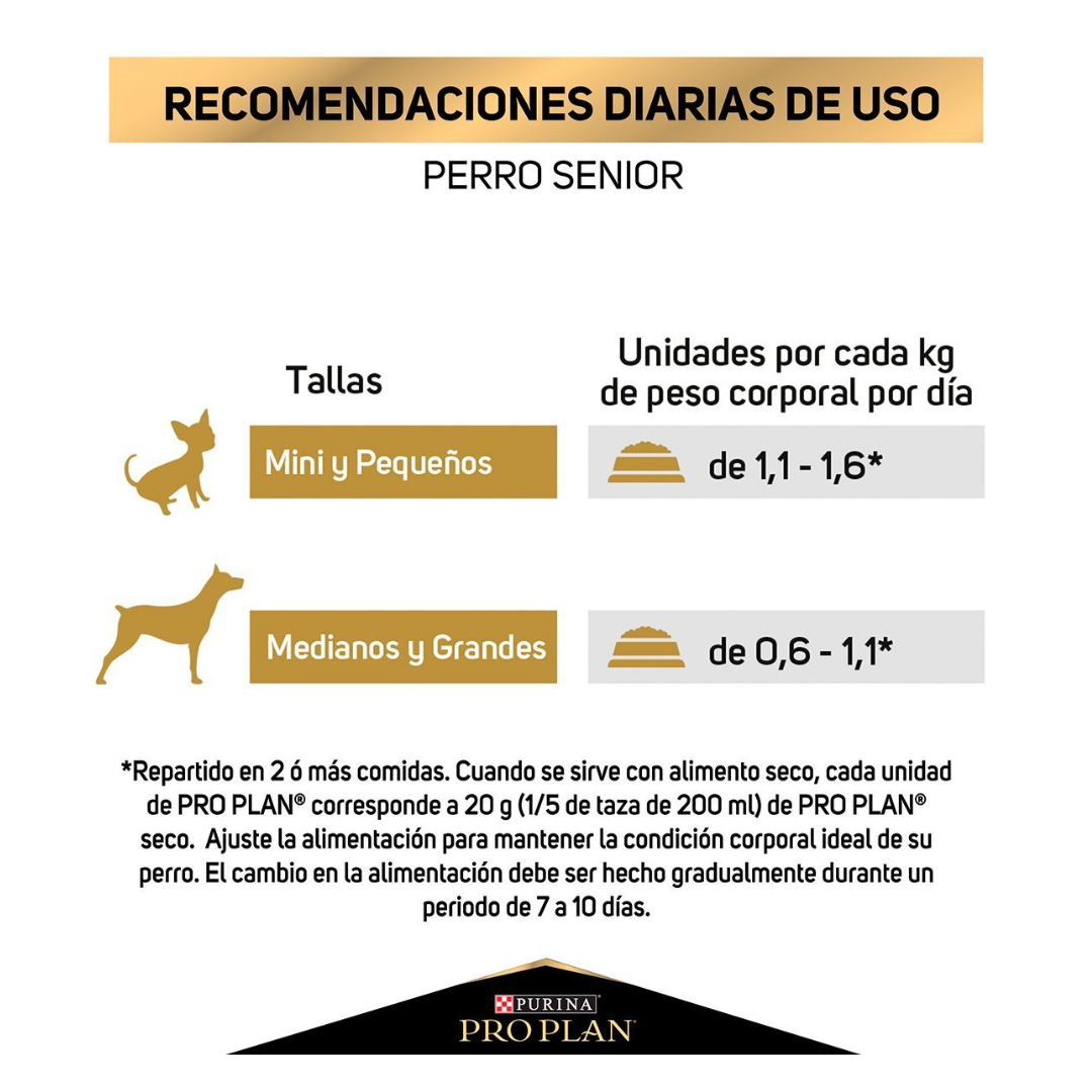Pro Plan Adult 7+ Optiage Alimento Húmedo Perro Senior Receta Pollo en Salsa, 85 g