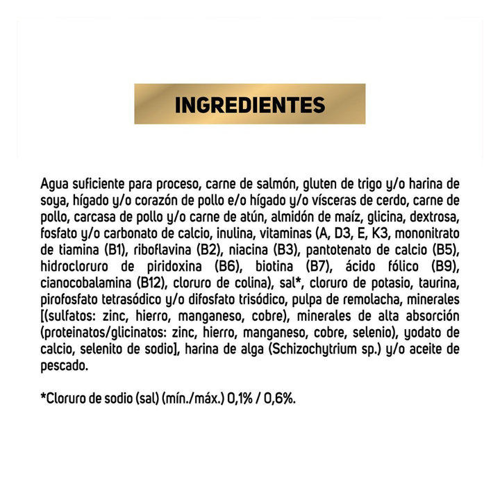 Pro Plan Optiprebio Alimento Húmedo para Gato Adulto Salmón en Salsa, 85 g