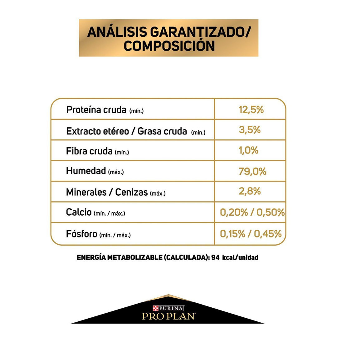 Pro Plan Puppy Optigrowth Alimento Húmedo para Cachorro Receta Pollo en Salsa, 85 g