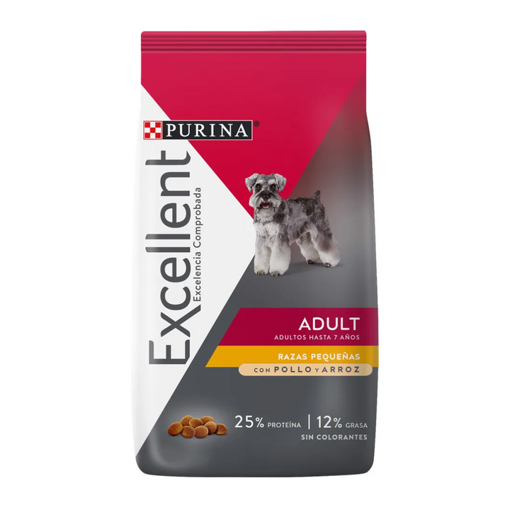 Purina Excellent Adulto Pollo y Arroz Raza Pequeña