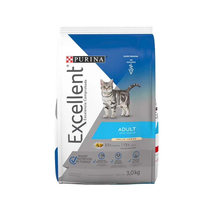 Purina Excellent Gato Adulto Pollo y Arroz