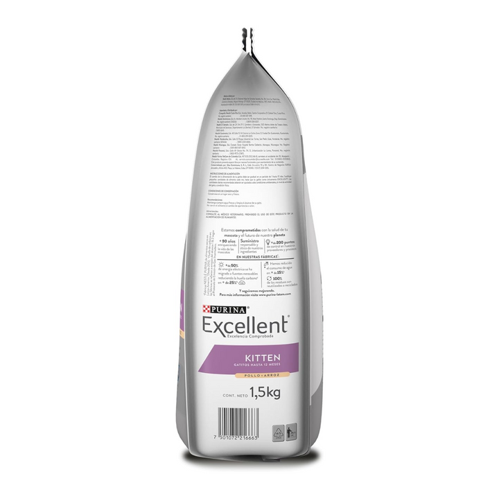 Purina Excellent Kitten Pollo y Arroz