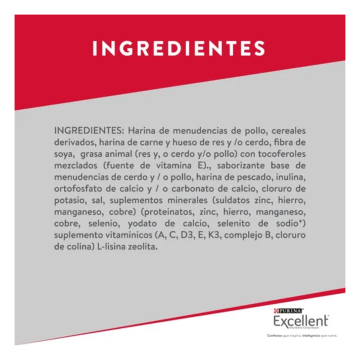 Purina Excellent Puppy Pollo y Arroz Raza Mediana y Grande