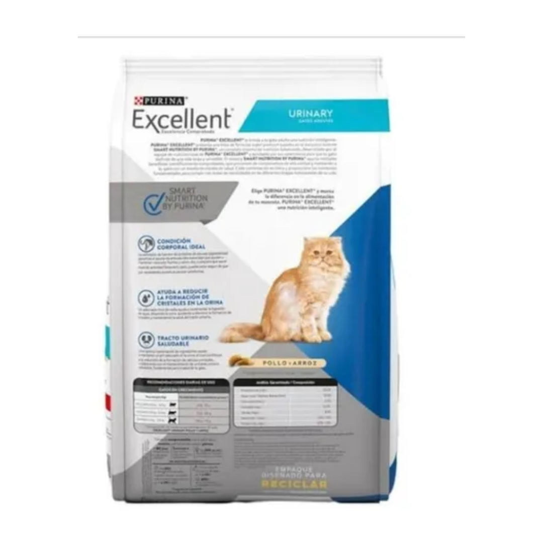 Purina Excellent Urinary  Cat Adulto Pollo y Arroz