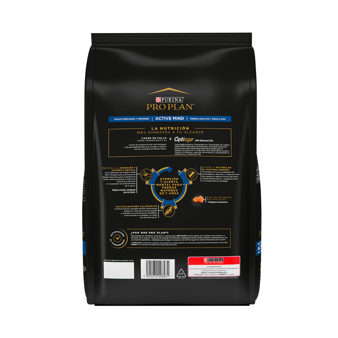 Purina Pro Plan Active Mind Optiage Dog Senior Raza Mediana / Grande
