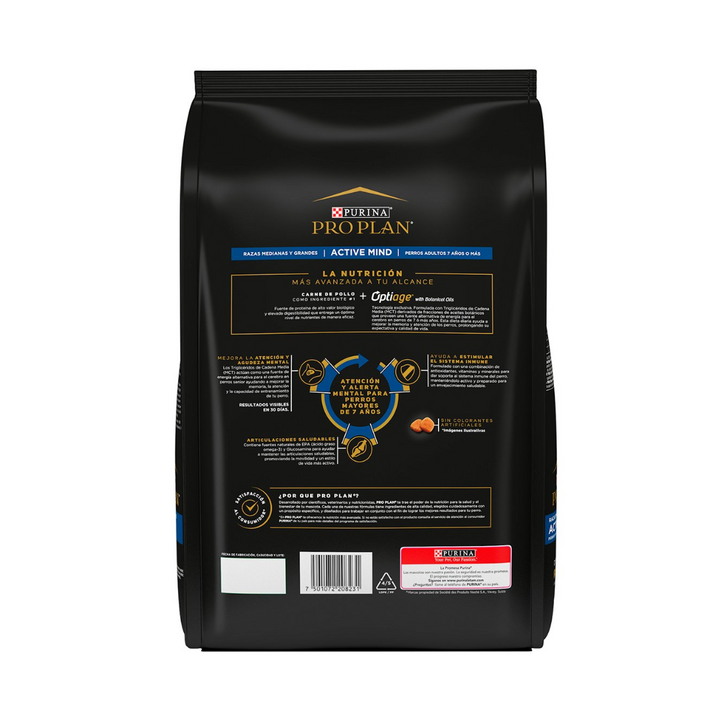 Purina Pro Plan Active Mind Optiage Dog Senior Raza Mediana / Grande