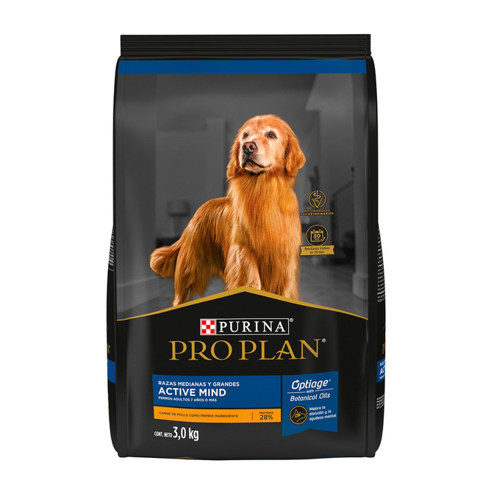 Purina Pro Plan Active Mind Optiage Dog Senior Raza Mediana / Grande