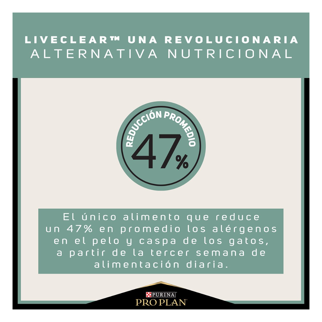 Purina Pro Plan Live Clear Gato Adulto Salmon y Arroz