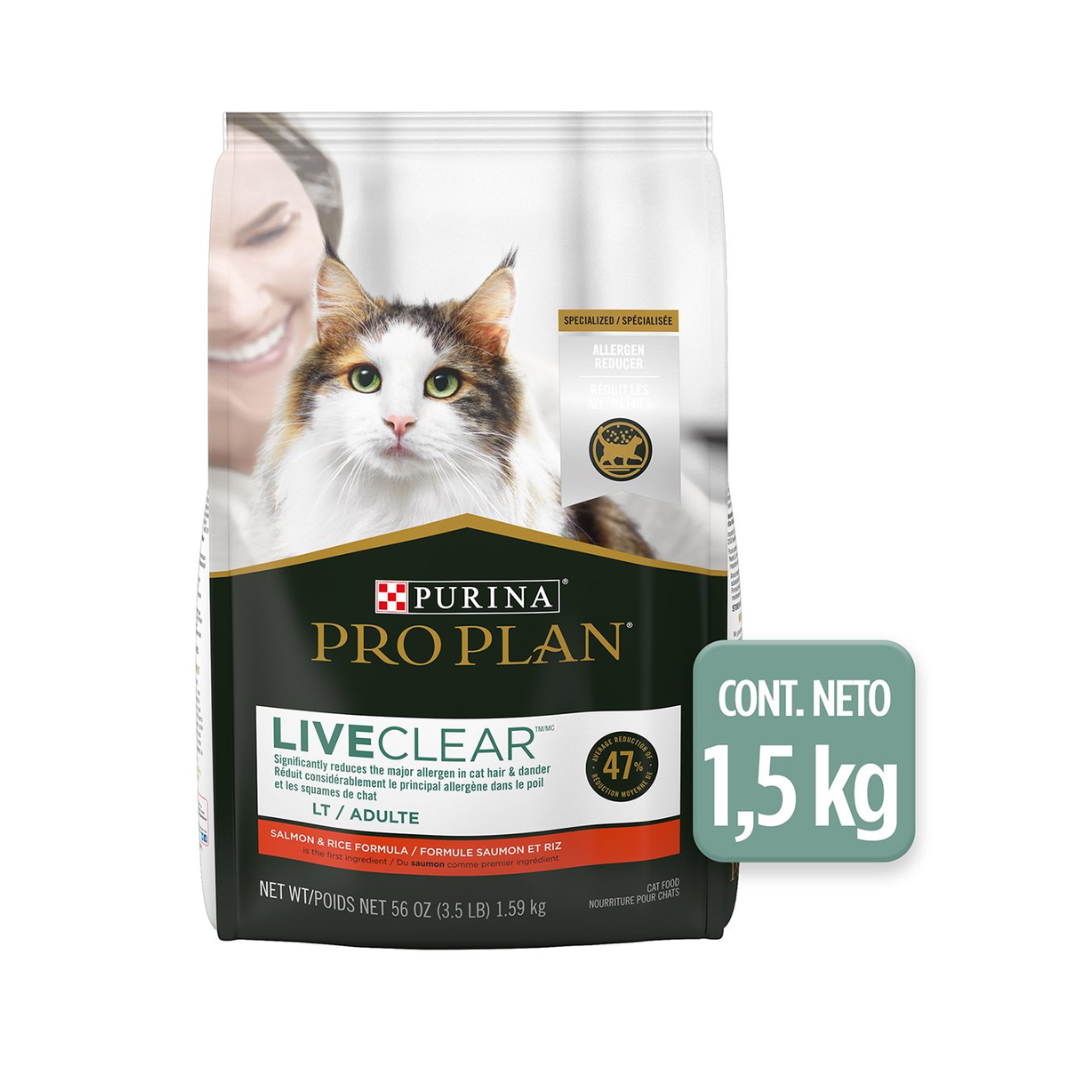 Purina Pro Plan Live Clear Gato Adulto Salmon y Arroz
