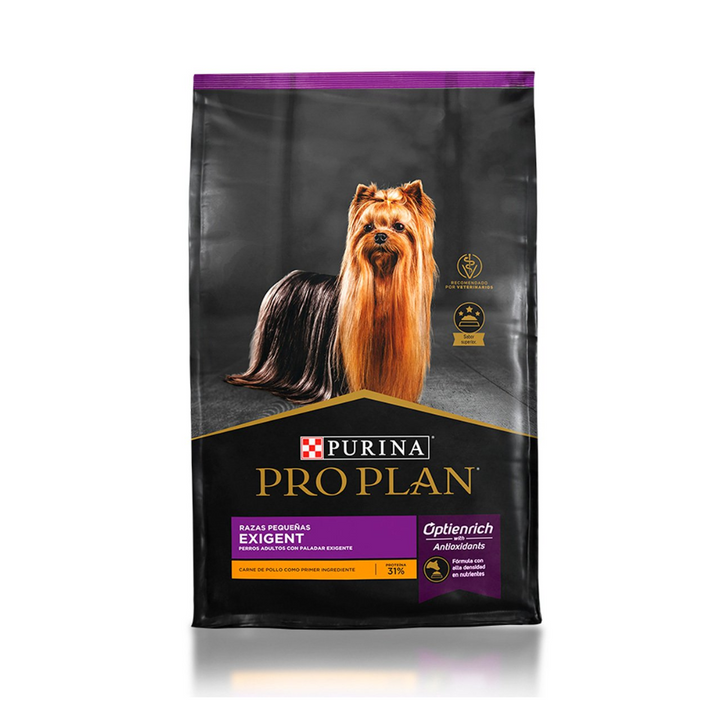 Purina Pro Plan Optienrich Exigent Perro Adulto Raza Pequeña Pollo y Arroz