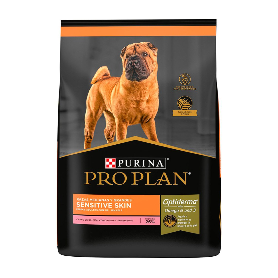 Purina Pro Plan Sensitive Skin Dog Adulto Razas Medianas y Grandes