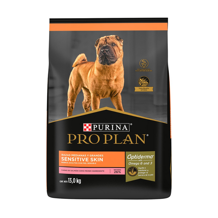 Purina Pro Plan Sensitive Skin Dog Adulto Razas Medianas y Grandes