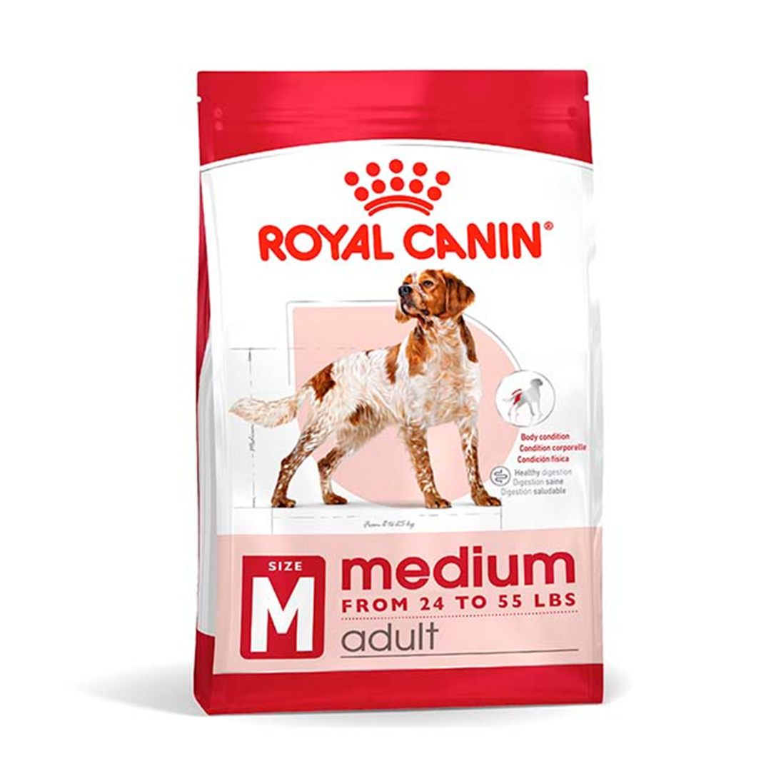 Royal Canin Alimento Seco para Perro Adulto Raza Mediana, 13.6 kg