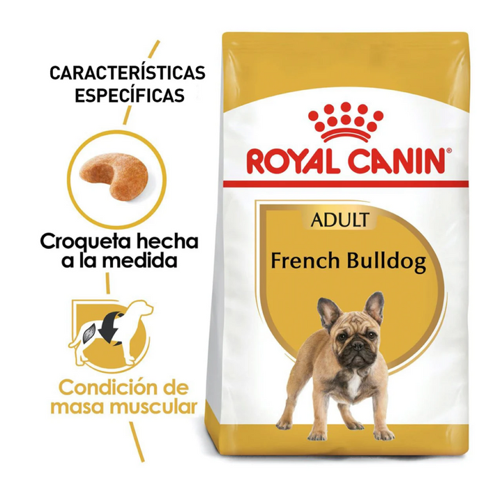 Royal Canin Alimento Seco para Perro Adulto Raza Bulldog Francés