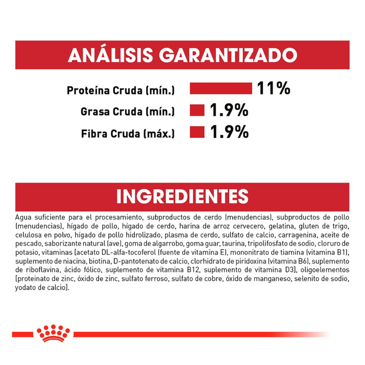 Royal Canin Instinctive Alimento Húmedo Fórmula Palatable para Gato Adulto, 85 g