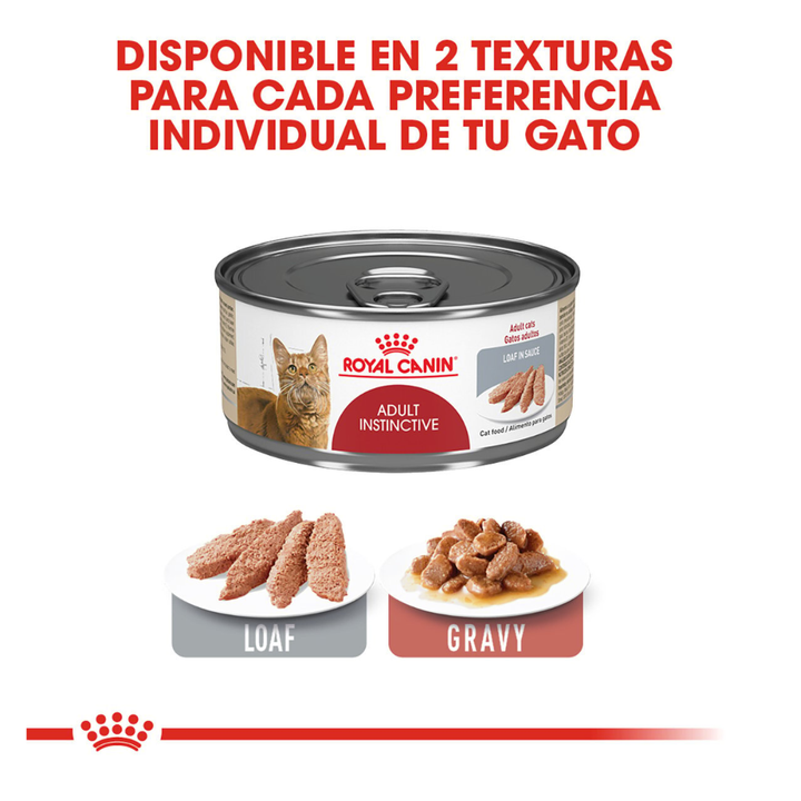 Royal Canin Instinctive Alimento Húmedo Fórmula Palatable para Gato Adulto, 85 g