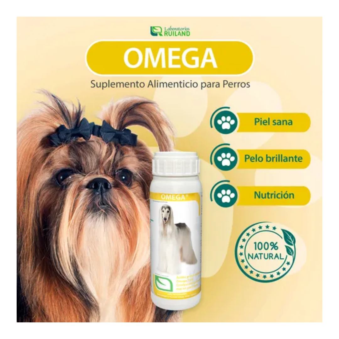 Ruiland Omega Piel y Pelo Perro